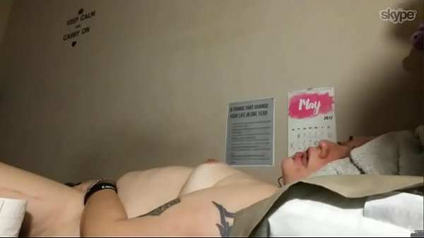 skype sex with chubby brunette 2
