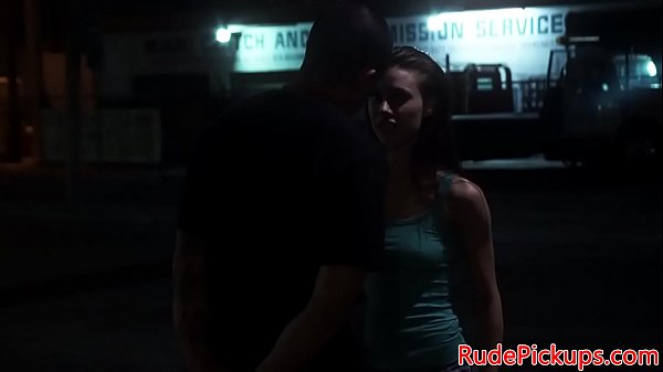 Stranded dickriding teen blowing dick