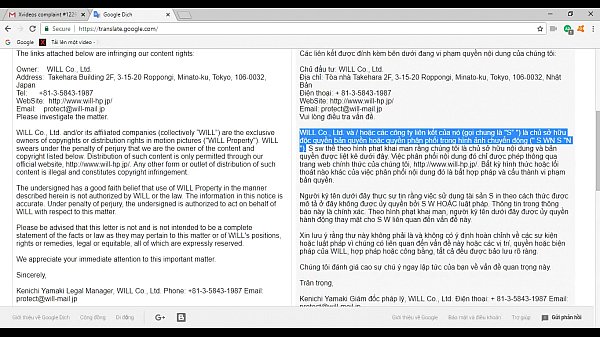 Thông tin địa chỉ cụ thể công ty sản xuất phim sex và diễn viên Nhật Bản lần đầu bị phát hiện