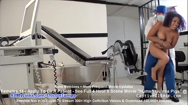 &quot_Human Guinea Pig&quot_ La tettona latina Phoenix Rose diventa oggetto di esperimenti da parte del dottor Tampa presso Good Samaritan Health Labs, film completo BondageClinic.com