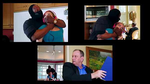 बैंगब्रोस - सुनहरे बालों वाली PAWG ए जे Applegate पीछे और #039_के पीछे बड़ा काला मुर्गा ले रही है