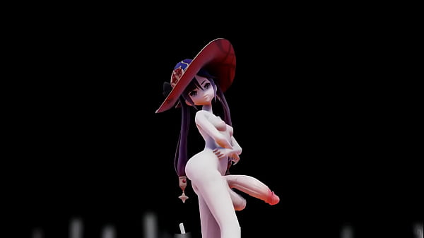 [FUTA] MMD r18 - WiggleWiggle - Mona (Genshin Impact) hentai 3D - J Triple