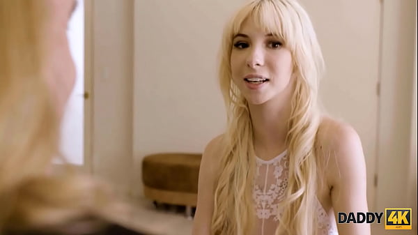 DADDY4K. चालाक आदमी ने शादी समारोह से पहले बेटे की प्यारी दुल्हन को बहकाया