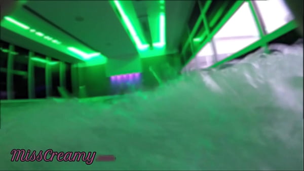 Flashing my dick in front of a young girl in public swimming pool SPA and helps me masturbate - it'_s very risky with people near - MissCreamy