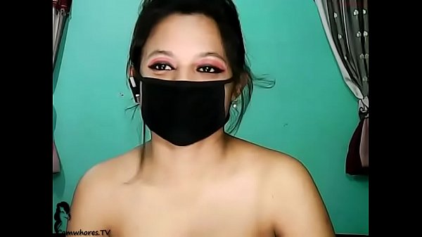Indisches Desi-Mädchen masturbiert und spritzt vor der Webcam