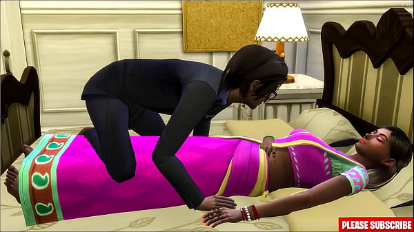 Madrastra india y su hijastro comparten la misma habitación y la misma cama después de regresar a casa del trabajo