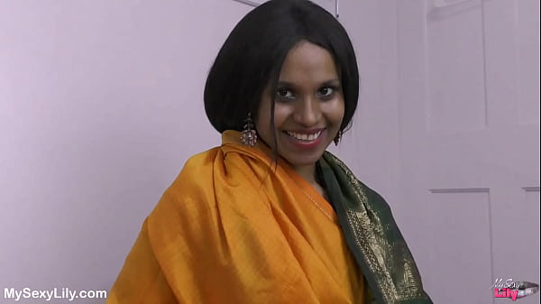 Indische Stiefmutter mit großen Brüsten und ihrem Stiefsohn, Dirty Talk und Sex