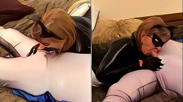 Una aventura animada de Al: la abuela Catwoman chupa la polla de Batman