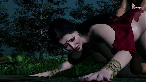 Người vợ ngoại tình Ấn Độ Savita quyến rũ anh rể và quan hệ tình dục với anh ta trong rừng. - Savita Bhabhi