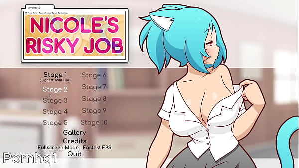 gamepley di Nicole'_s Risky Job String Game