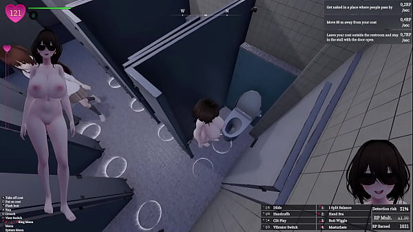 Secret Flasher Manaka - Misión: [Central Park 100%] sin censura, exhibicionismo