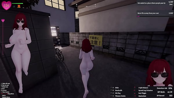 Secret Flasher Manaka - Carrera libre [Área residencial]