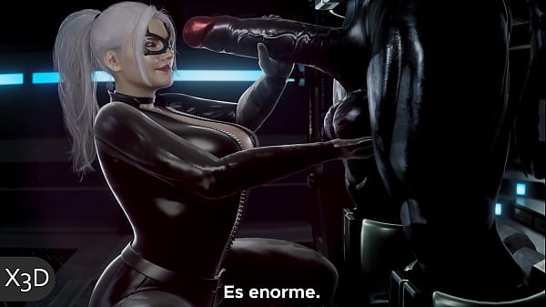 Black Cat ordina le enormi palle di Venom [Sub-Espa&ntilde_ol] | X3D
