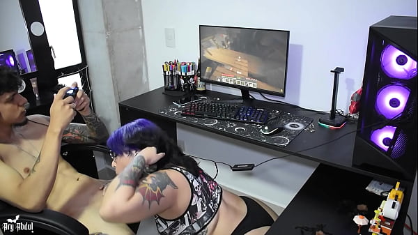 He asks me to suck him off while he plays Minecraft.