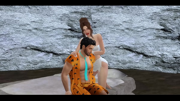 Fred &amp_ Wilma Flinstone Fuck In Cave SIMS SEX