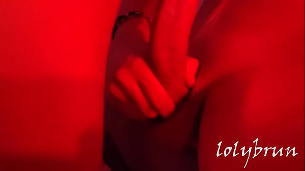 LONELY GIRL CONSOLES HERSELF WITH A BIG RED DILDO