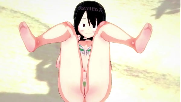 Tsuyu Froppy in costume da bagno sexy vuole farlo sulla spiaggia - My Hero Academia