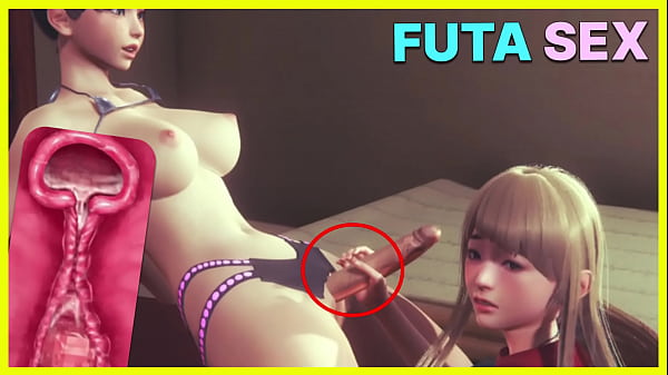 Futanari scopa una compagna di classe femminuccia in uniforme universitaria e sborra sul corpo - Futa Family Hentai animazione 3D sesso duro