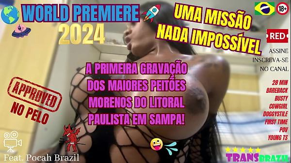 WORLDWIDE LAUNCH! | A MISSION NOT IMPOSSIBLE | The First Recording of the Biggest Brunette Breasts on the São Paulo Coast in Sampa