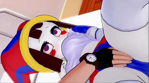 Pomni (The Amazing Digital Circus) quiere follar en la enfermería vestida con su ropa deportiva (sin censura)