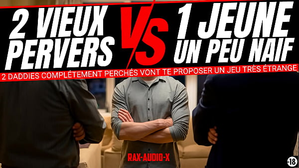 Vous allez jouer à un jeu de sexe très bizarre avec 2 papas très dominants