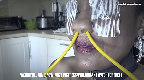 Dominatrix Mistress April - Slave Rose in tubes