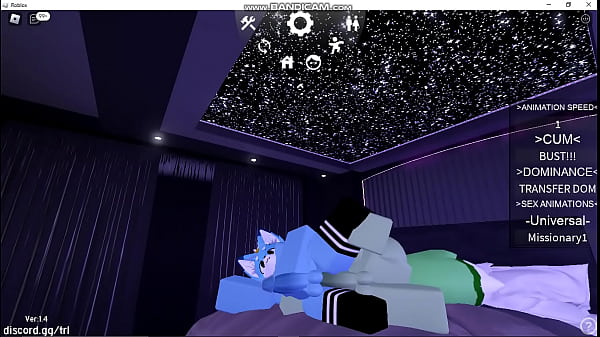 Roblox furro puts his cock lying down