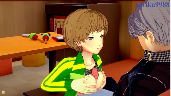 Chie Satonaka und Yukiko Amagi und Yu Narukami haben intensiven Sex. - Persona 4 Hentai