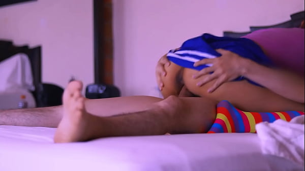 The best friend and the cheater met in the garden and shared a moment of complicity.