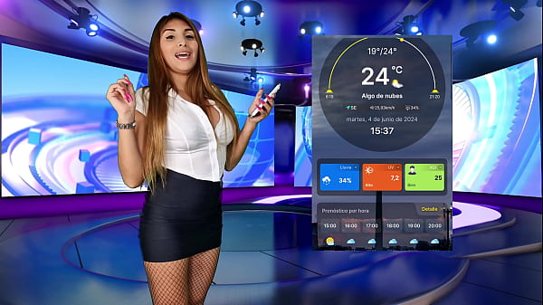 What the fuck!! Weather girl gets fucked by a fan live on air