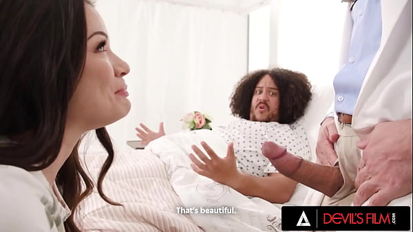 DEVILS FILM - Horny And Desperate Alison Rey Fucks Her Boyfirend'_s Doctor In Front Him