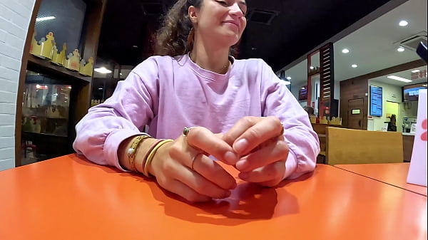 My step-brother invites me to play with him while he controls my lovense in public!