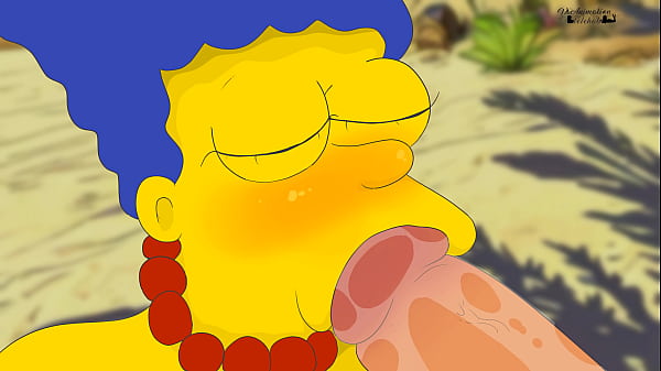 Marge su una spiaggia nudista! La nuova animazione dei Simpson ಥ ಥ // Dsanimatin HENTAI!