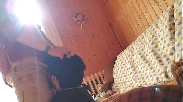 la chienne Marie avec son Maître