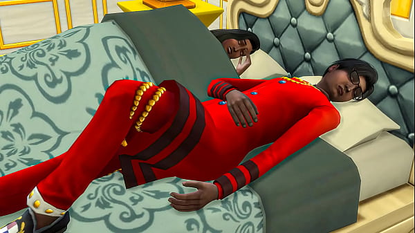 Hermanastro y hermana indios compartiendo la misma cama en la habitación del hotel - Familia bengalí