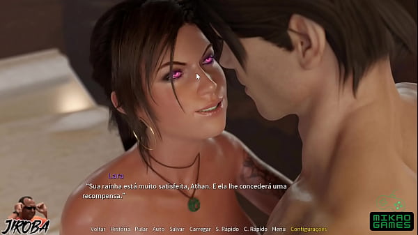 Croft Adventures ep 5 - Morena mandou seu servo chupar e abrir seu cuzinho