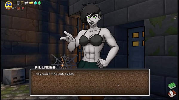 HornyCraft [Parodia del juego hentai PornPlay] Ep.27 convertido en sexo por un saqueador musculoso de dominación femenina