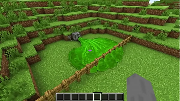 REALISTISCHES MINECRAFT, das SPERMA, LAVA und ZERSTÖRUNG befriedigt. ASMR