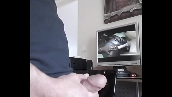 handjob in front of a beautiful black woman sodomized big farts at the end with sperm flowing