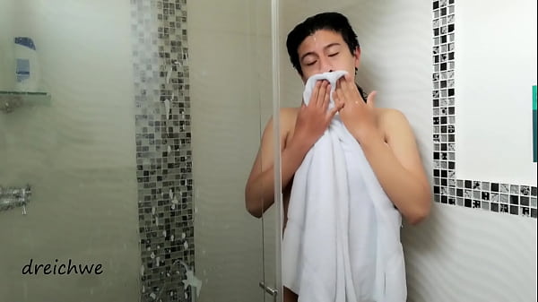 Hot bath all over my naked body